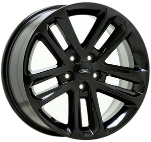 18" Ford Explorer Gloss Black wheels rims Factory OEM set 3859