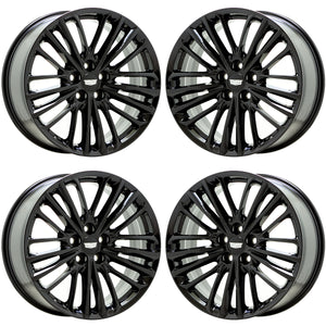 20" Cadillac CT6 Black wheels rims Factory OEM set 4829 EXCHANGE