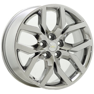 19" Chevrolet Impala PVD Chrome wheels rims Factory OEM set 5613