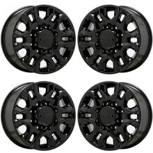 Load image into Gallery viewer, 18&quot; Chevrolet Silverado 2500 3500 Black wheels rims Factory OEM set 5959
