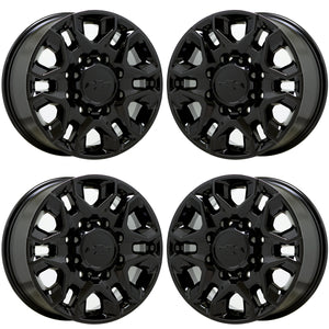 18" Chevrolet Silverado 2500 3500 Black wheels rims Factory OEM set 5959