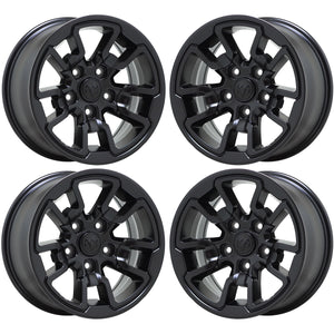 17" Dodge Ram 1500 Rebel Satin Black wheels rims Factory set 2553 2614 EXCHANGE