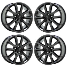 Load image into Gallery viewer, 19&quot; Lincoln MKZ PVD Black Chrome wheels rims Factory OEM set 3953 EXCHANGE
