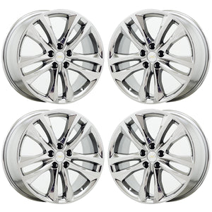 19" Chevrolet Malibu PVD Chrome wheels rims Factory OEM set 5857 5895 EXCHANGE