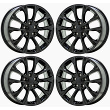 Load image into Gallery viewer, 17&quot; Jeep Cherokee Black wheels rims Factory OEM 2014-2022 set 9201 9202 EXCHANGE
