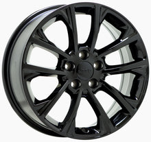 Load image into Gallery viewer, 17&quot; Jeep Cherokee Black wheels rims Factory OEM 2014-2022 set 9201 9202 EXCHANGE
