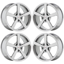 Load image into Gallery viewer, 18x8.5&quot; 19x10&quot; Corvette PVD Chrome wheels rims Factory OEM 5339 5344 EXCHANGE
