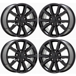 18" Jeep Grand Cherokee Gloss Black wheels rims Factory OEM 2014-2020 2492