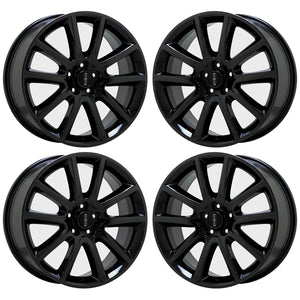 19" Lincoln MKZ Black wheels rims Factory OEM set 3953