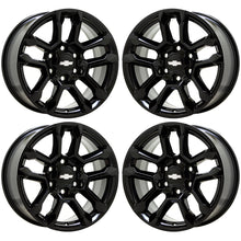 Load image into Gallery viewer, 18&quot; Chevrolet Silverado 1500 Black wheels rims Factory OEM 14091
