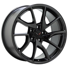 Load image into Gallery viewer, 19&quot; 20&quot; C7 Corvette Z06 PVD Black Chrome Wheels Rims Factory Set 96013 EXCHANGE
