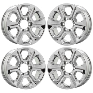 17" Toyota 4Runner PVD Chrome wheels rims Factory OEM set 75153