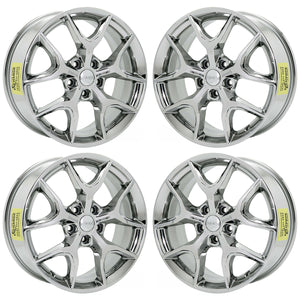 20" Jeep Grand Cherokee PVD Chrome wheels rims OEM set 9214 EXCHANGE