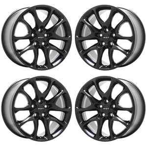 20" Dodge Durango Hellcat SRT Satin Black wheels rims Factory OEM set 2733