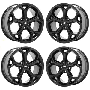 18" Chevrolet Malibu Black wheels rims Factory OEM set 2016-2024 - 5893