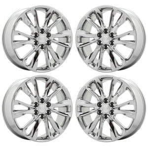 21" Buick Enclave PVD Chrome Wheels Rims Factory OEM set