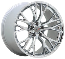 Load image into Gallery viewer, 19x10&quot; 20x12&quot; Corvette Z06 C7 PVD Chrome wheels OEM set 5734 5740 EXCHANGE
