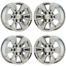 Load image into Gallery viewer, 17&quot; Chevrolet Silverado / Sierra Truck PVD Chrome wheels rims Factory set 5908
