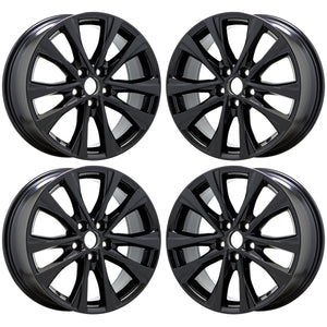 18" Toyota RAV4 Gloss Black wheels rims Factory OEM set 75200 EXCHANGE