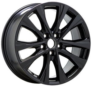 18" Toyota RAV4 Gloss Black wheel rim Factory OEM single 75200 EXCHANGE