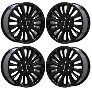 18" Lincoln Nautilus Black wheels rims Factory OEM set 10215 EXCHANGE