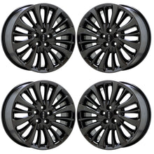 Load image into Gallery viewer, 18&quot; Lincoln Nautilus PVD Black Chrome wheels rims Factory OEM set 10215
