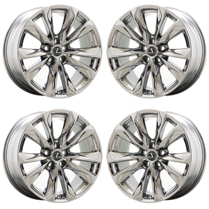 20" Lexus LS500 LS500h PVD Chrome wheels rims Factory OEM 74368 74371 EXCHANGE