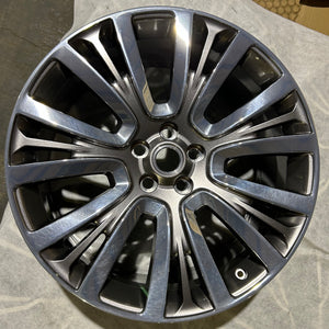 NEW 22" Land Rover Range Rover Polished Grey wheel rim Factory OEM single 72326