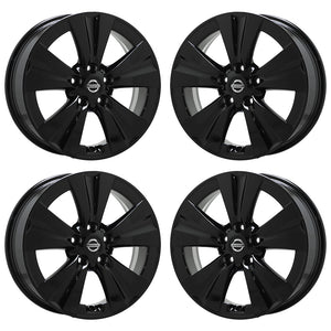 17" Nissan Leaf Sentra Black wheels rims Factory OEM set 62608 EXCHANGE