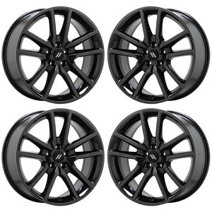 20" Dodge Charger Challenger PVD Black Chrome wheels Factory OEM set 2712