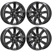 Load image into Gallery viewer, 18&quot; Lexus LS460 LS600HL Gloss Black wheels rims Factory OEM set 74195 EXCHANGE
