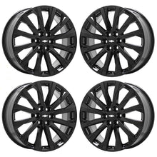 Load image into Gallery viewer, 20&quot; Chevrolet Traverse Blazer Black wheels rims OEM set 14057
