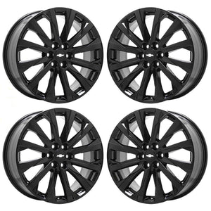 20" Chevrolet Traverse Blazer Black wheels rims OEM set 14057