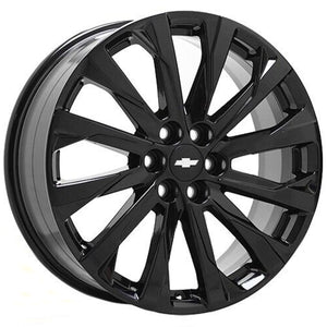 20" Chevrolet Traverse Blazer Black wheels rims OEM set 14057