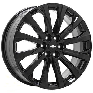 20" Chevrolet Traverse Blazer Black wheels rims OEM set 14057 EXCHANGE