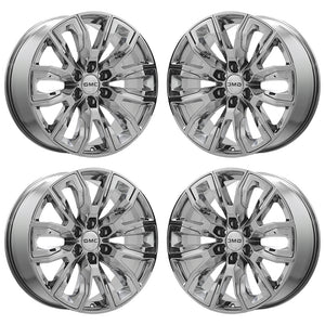 22" GMC Sierra Yukon Escalade Chrome wheels rims Factory OEM set 95513 EXCHANGE