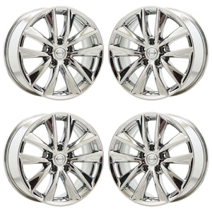 17" Infiniti Q50 Bright Chrome wheels rims Factory OEM set 73763 EXCHANGE