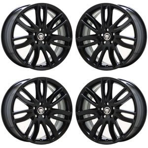 19" Jaguar XF Black wheels rims 2016-2022 Factory OEM set 59925 EXCHANGE