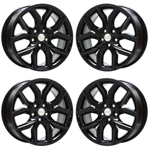 19" Chevrolet Impala Black wheels rims Factory OEM set 5711 EXCHANGE