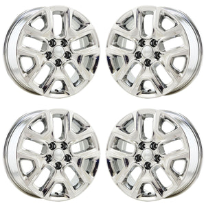 17" Jeep Compass PVD Chrome wheels rims Factory OEM set 9187