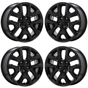 17" Jeep Compass Black wheels rims Factory OEM set 9187