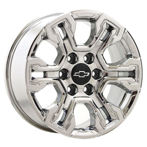 18" Chevrolet Silverado 1500 PVD Chrome wheels rims Factory OEM 14089 EXCHANGE