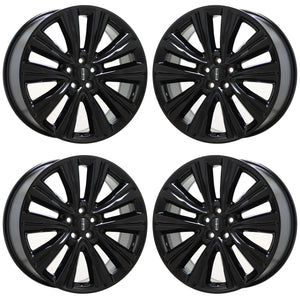 20" Lincoln MKX Black wheels rims Factory OEM set 10074 EXCHANGE