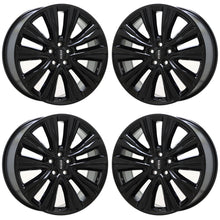 Load image into Gallery viewer, 20&quot; Lincoln MKX Gloss Black Wheels Rims Factory OEM set 10074
