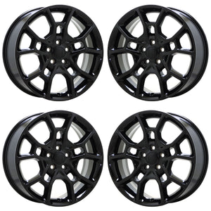 19" Dodge Charger Challenger Black wheels rims Factory OEM set 2544