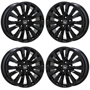 19" Acura RLX Gloss Black wheels rims Factory OEM set 71824