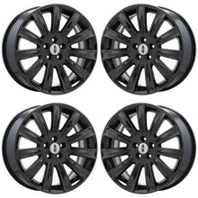 Load image into Gallery viewer, 20&quot; Lincoln MKS MKX PVD Black Chrome wheels rims Factory OEM set 3764 EXCHANGE
