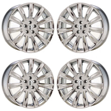 Load image into Gallery viewer, 20&quot; Lincoln MKS MKX PVD Chrome wheels rims Factory OEM set 3764
