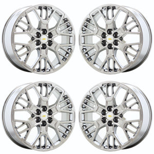 21" Chevrolet Blazer PVD DuraChrome wheels rims Factory OEM set 14085 EXCHANGE