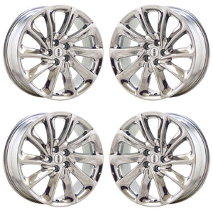 20" Lincoln Aviator PVD Chrome wheels rims Factory OEM set 10188 EXCHANGE